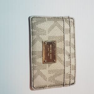 Michael Kors Mens White Leather wallet